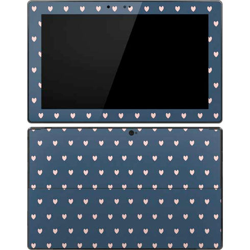 Blue and Pink Hearts Surface Pro Tablet Skin